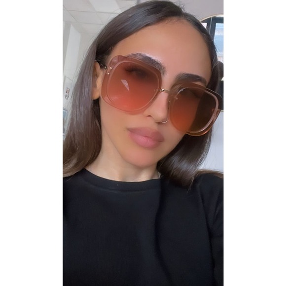 NEW Dior UltraDior SU Sunglasses in Dark Pink Gradient Lens - Picture 2 of 9